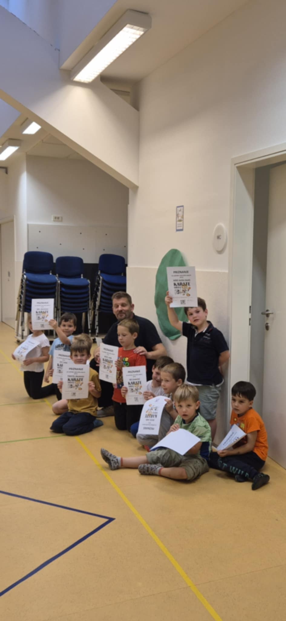 Read more about the article Zaključek karate programa v Vrtcu Bled